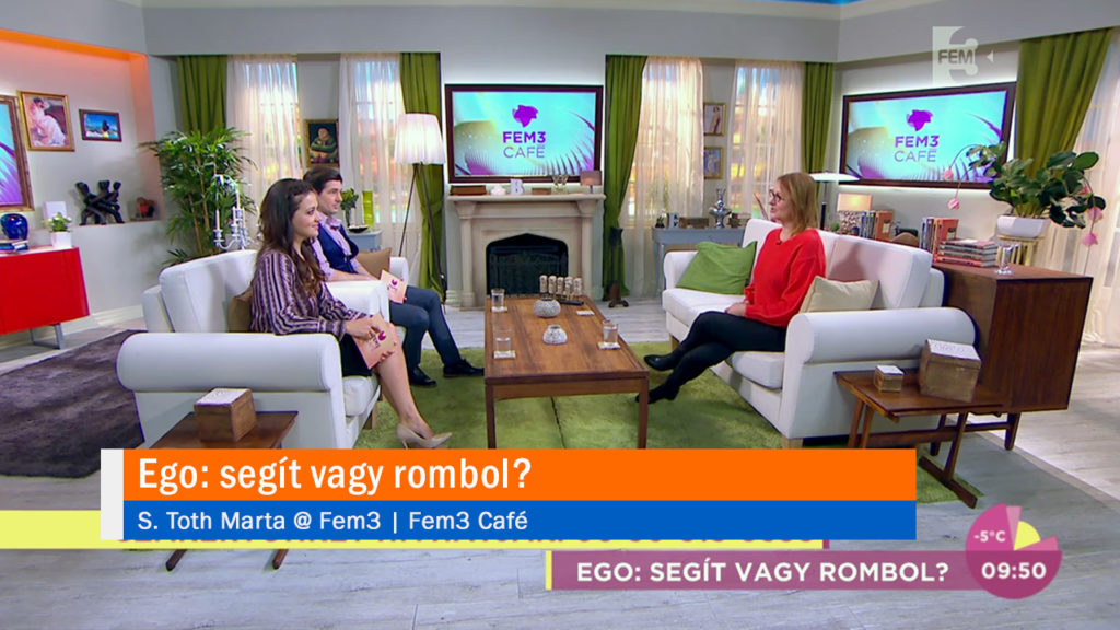 Ego: segít vagy rombol? S. Toth Marta @ Fem3 Cafe