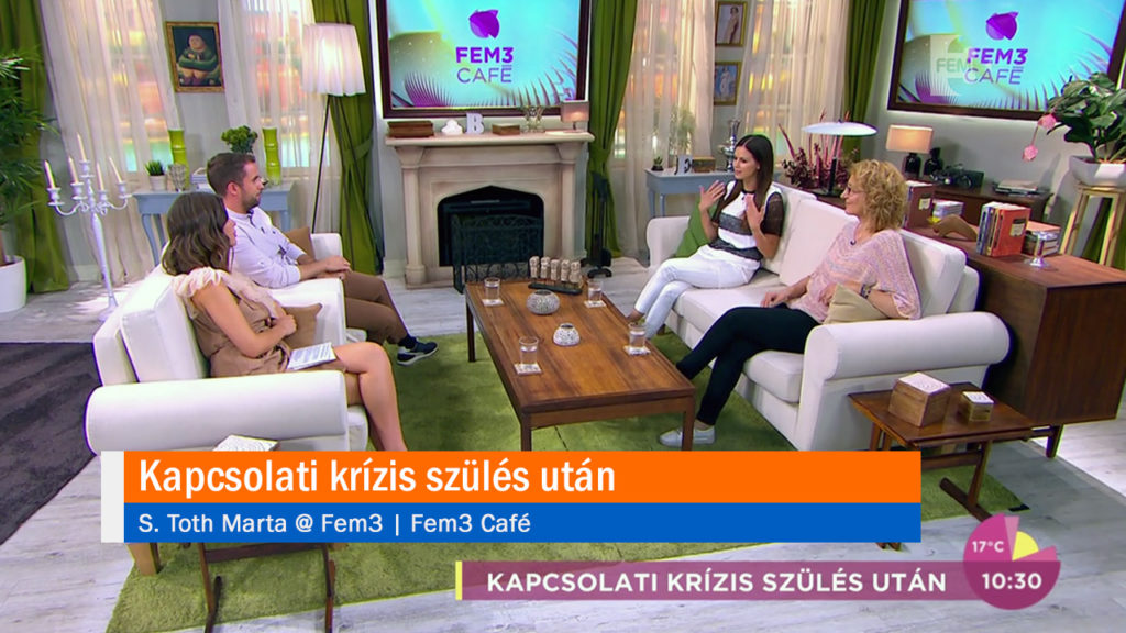 Kapcsolati krízis szülés után – S. Toth Marta @ FEM3 Café